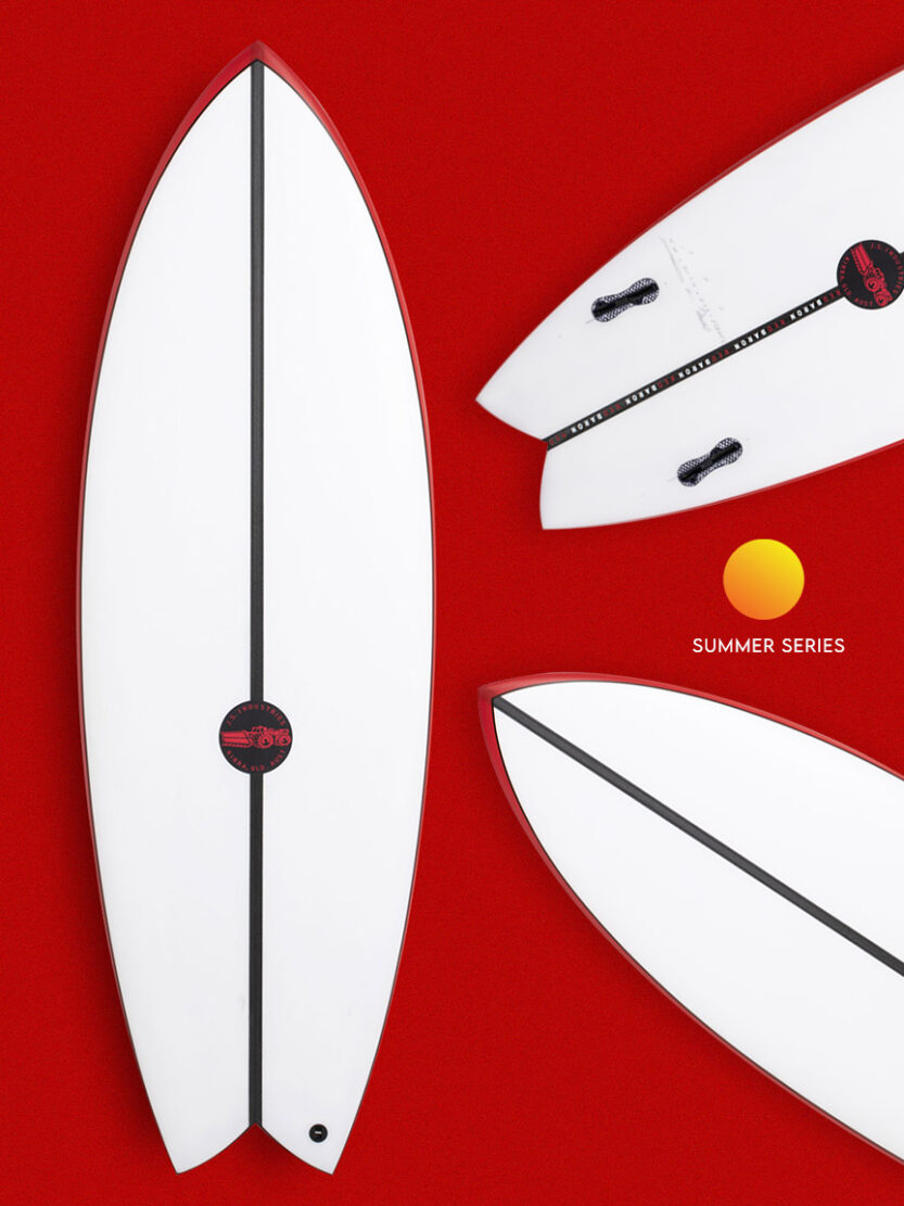JS Red BAron EPS Twin fin Surfboard Details