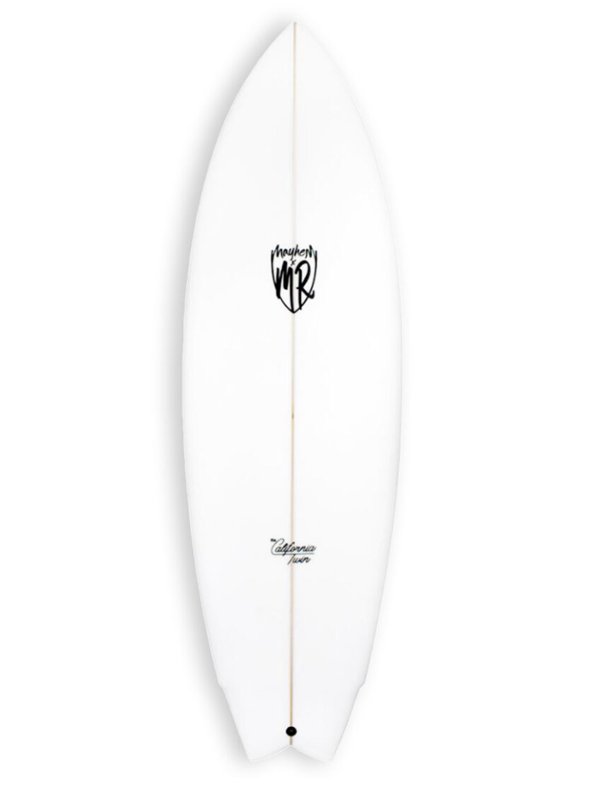MR CALI TWIN FIN Surfboard Deck